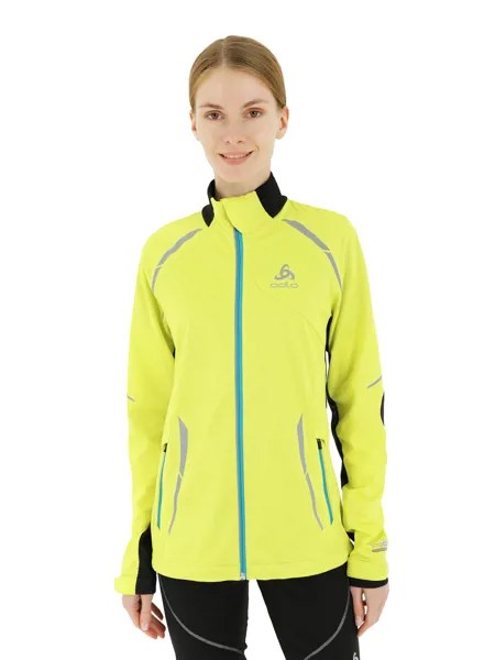 Спортивная куртка женская Odlo Jacket Frequency желтая XS