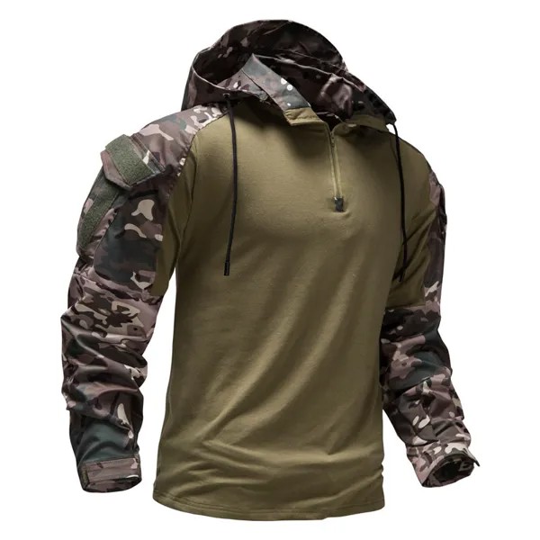 Камуфляжные толстовки MenTactical, мужские свитшоты в стиле милитари с длинным рукавом и карманами, рубашки для фитнеса, топы