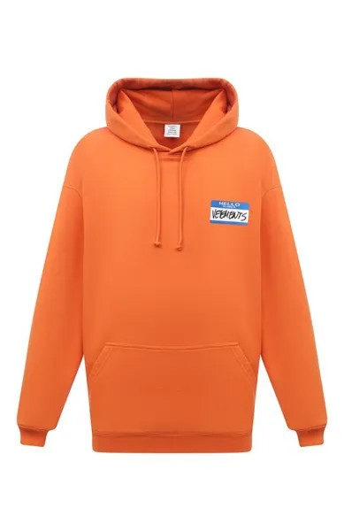 Хлопковое худи VETEMENTS