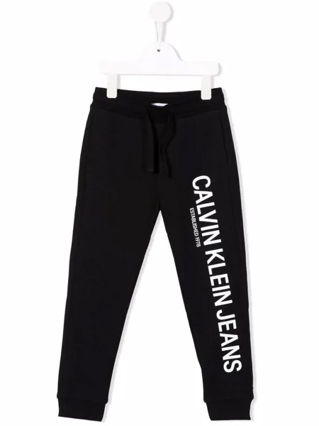 Calvin Klein Kids спортивные брюки с логотипом