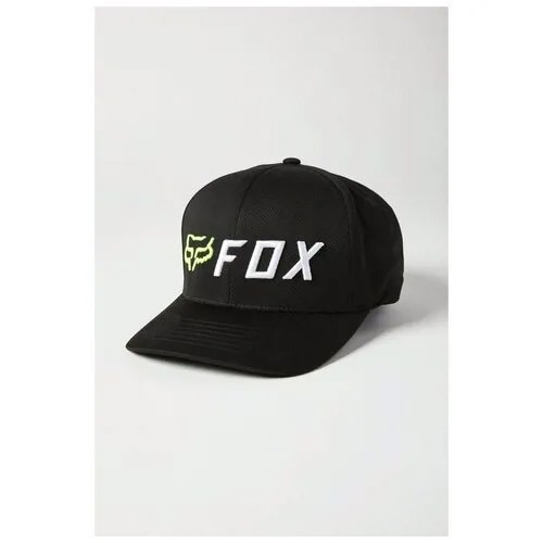 Бейсболка Fox Apex Flexfit Hat Black/Yellow, L/XL