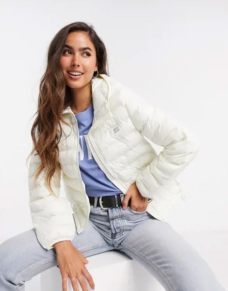Белый складываемый пуховик Levi's
