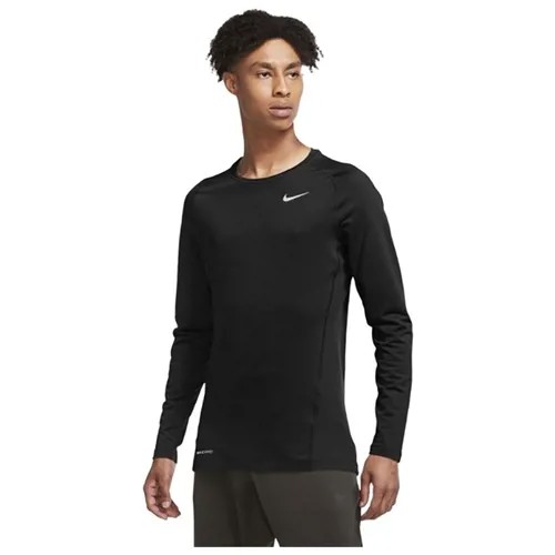 Компресионный лонгслив Nike Pro Warm Black (L)