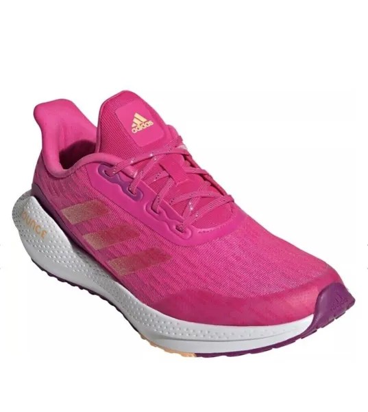 Adidas EQ21 RUN GY2736 Детские кроссовки унисекс розового/белого цвета, размер США, 5,5 лет