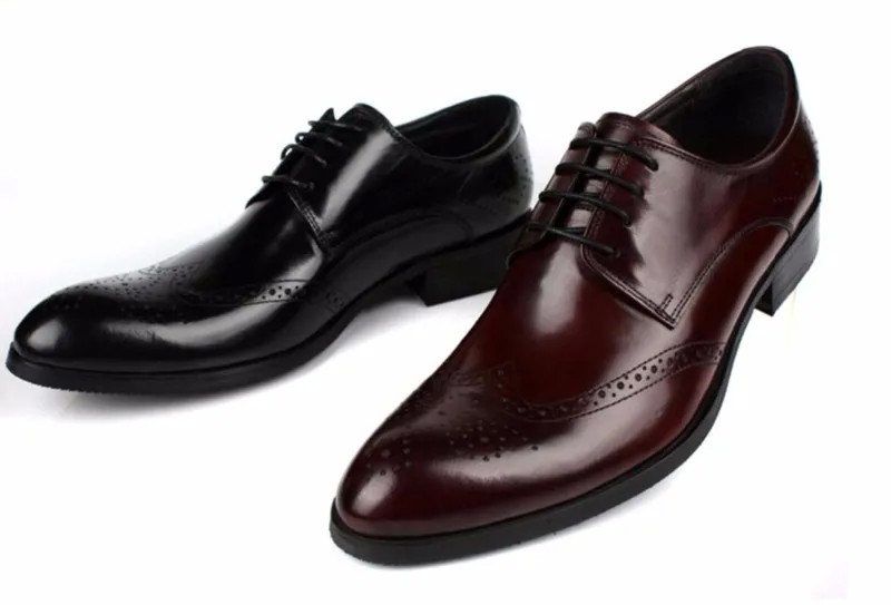 Мужские классические свадебные туфли, бордовые, черные классические деловые туфли-оксфорды для вождения, на шнуровке, размеры до 45, весна-ос...