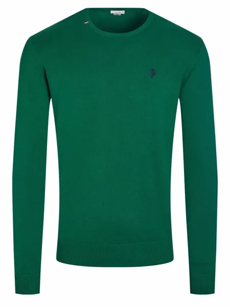 Пуловер U.S. Polo Assn., темно-зеленый