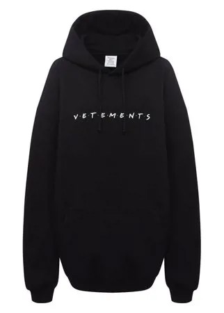 Хлопковое худи VETEMENTS