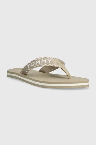 Шлепанцы TOMMY WEBBING SANDAL Tommy Hilfiger, бежевый