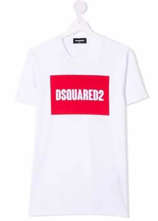 Dsquared2 Kids футболка с нашивкой-логотипом