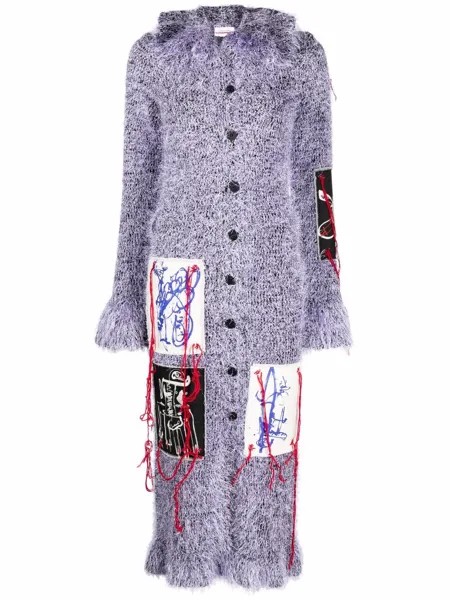 Charles Jeffrey Loverboy длинный кардиган с нашивками