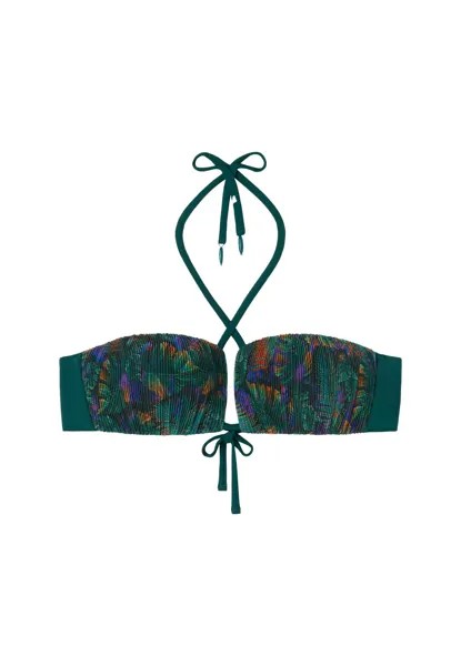 Верх бикини NIGHT FOLIAGE Calzedonia, зеленый