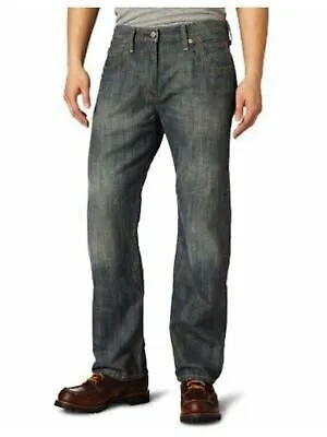 Мужские синие легкие свободные джинсы LEVIS W44/ L30