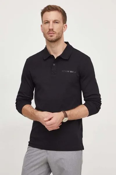 Лонгслив Guess, черный