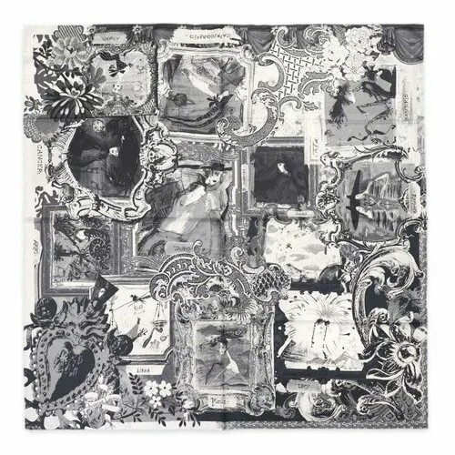 Платок Christian Lacroix,90х90 см, черный