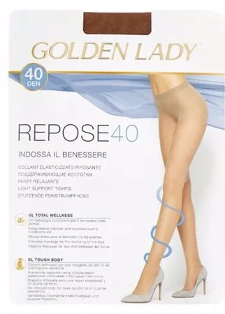 Колготки Golden Lady Repose 40 den, размер 3-M, visone (коричневый)