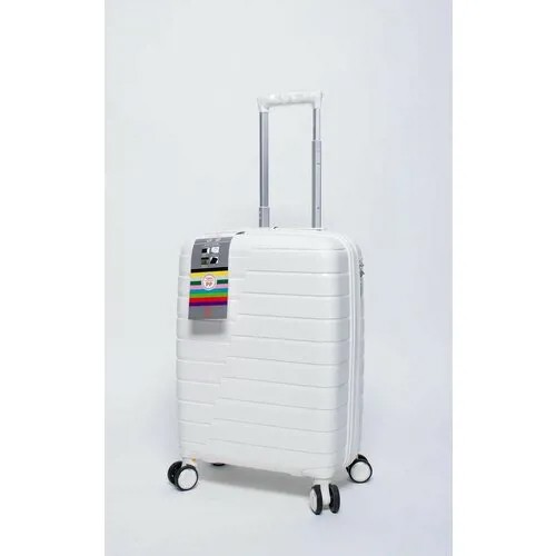 Умный чемодан Impreza, 55 л, размер M, белый