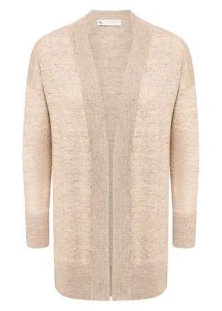 Кардиган из смеси льна и хлопка Il Borgo Cashmere