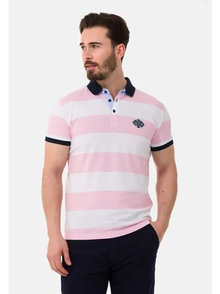 Футболка поло Cipo & Baxx, цвет white/pink