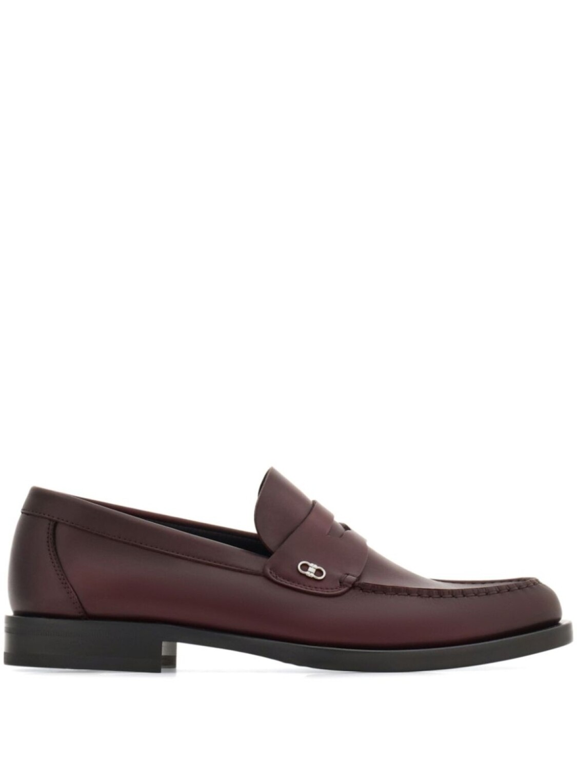 Лоферы с пряжкой Gancini Ferragamo, красный