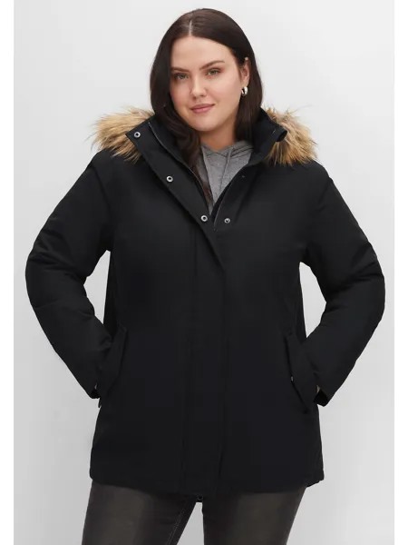Пуховик sheego Parka, черный