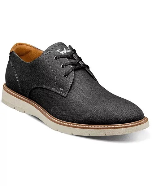 Мужские оксфорды из парусины с простым носком Vibe Florsheim, черный