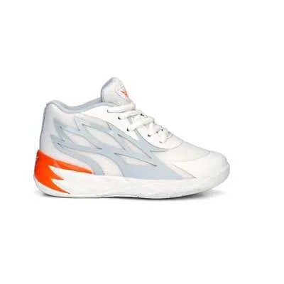 Серые кроссовки для баскетбола Puma Mb.02 Q2 Comm для мальчиков, спортивная обувь 39127502