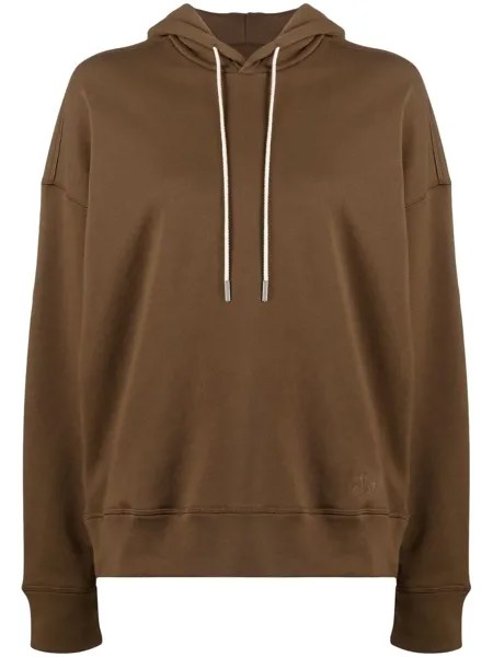 Jil Sander худи с вышитым логотипом