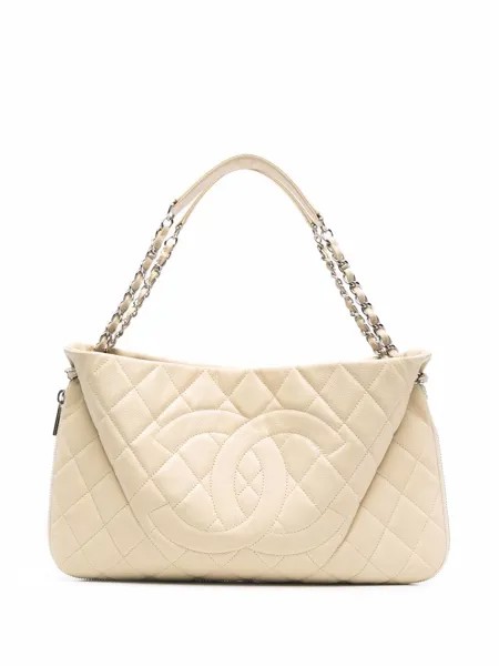 Chanel Pre-Owned сумка на плечо Cambon Jumbo Baguette 2011-го года