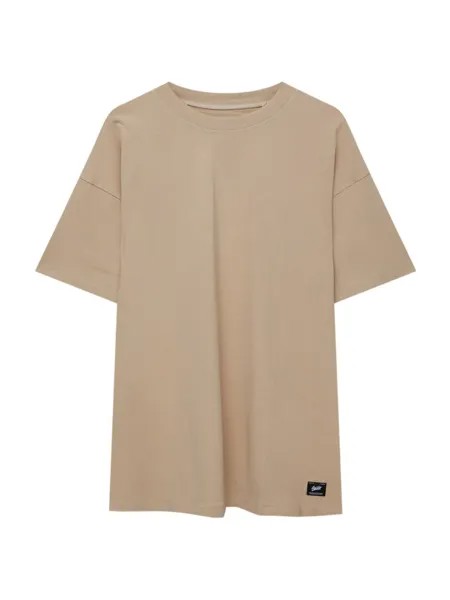 Футболка Pull&Bear, песок