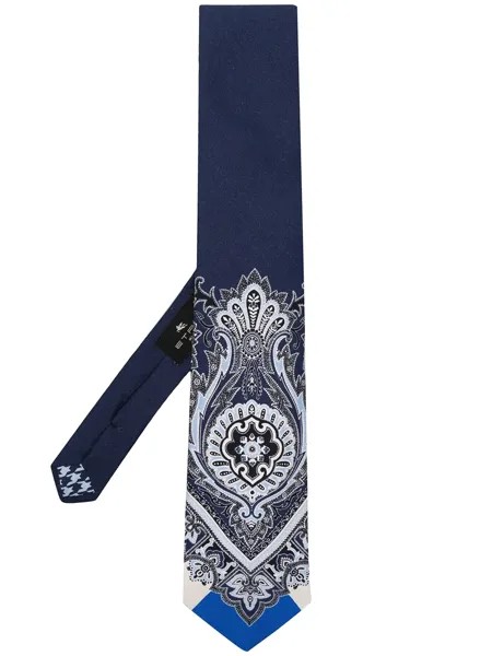 ETRO галстук с принтом пейсли