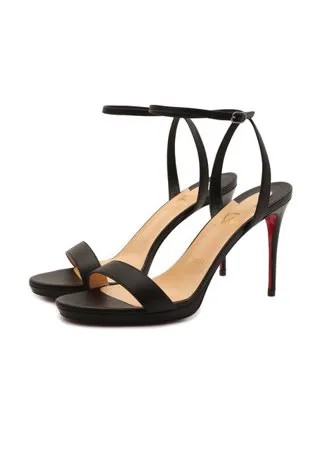 Кожаные босоножки Loubi Queen 100 Christian Louboutin