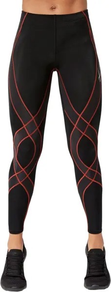 Брюки Endurance Generator Joint & Muscle Support Compression Tights CW-X, цвет Black/Picante