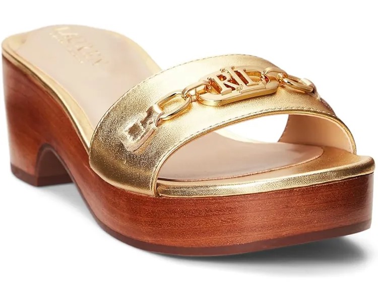 Туфли LAUREN Ralph Lauren Roxanne Sandal, цвет Modern Gold