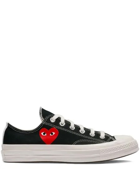 Comme Des Garçons Play x Converse кеды Chuck '70 Small Red Heart, черный