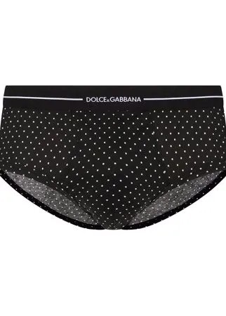 Dolce & Gabbana трусы-брифы в горох