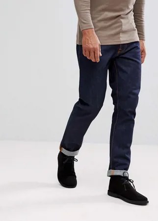 Синие суженные книзу джинсы Nudie Jeans Co Fearless Freddie-Темно-синий