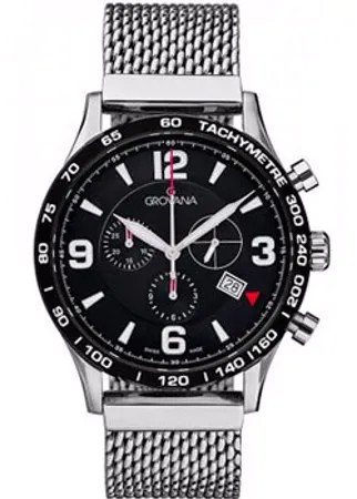 Швейцарские наручные  мужские часы Grovana 1745.9137. Коллекция Chrono