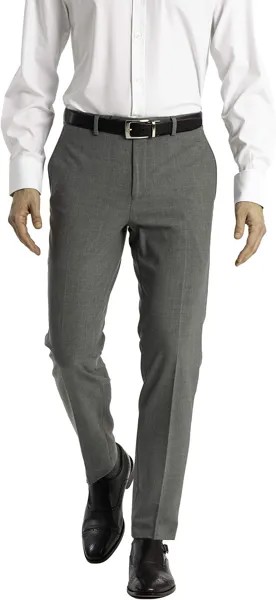 Брюки Men's Skinny Fit Stretch Suit Separates Calvin Klein, светло-серый