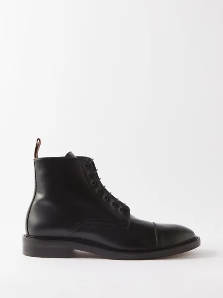 Кожаные ботинки gorman на шнуровке Paul Smith, черный