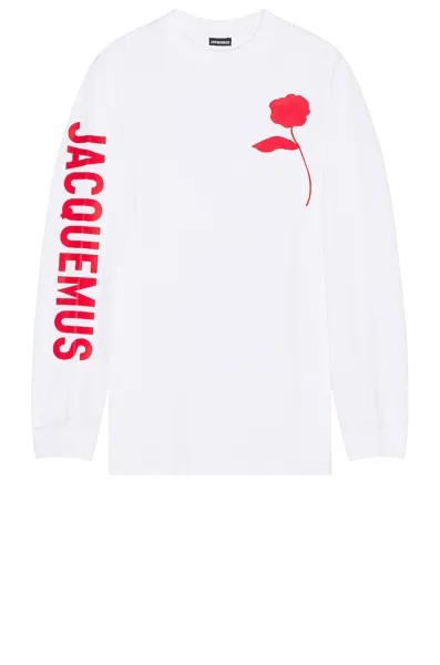 Футболка Jacquemus Le Ciceri, цвет Red, Solid Rose, & White