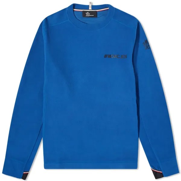 Moncler Grenoble футболка с длинным рукавом, синий