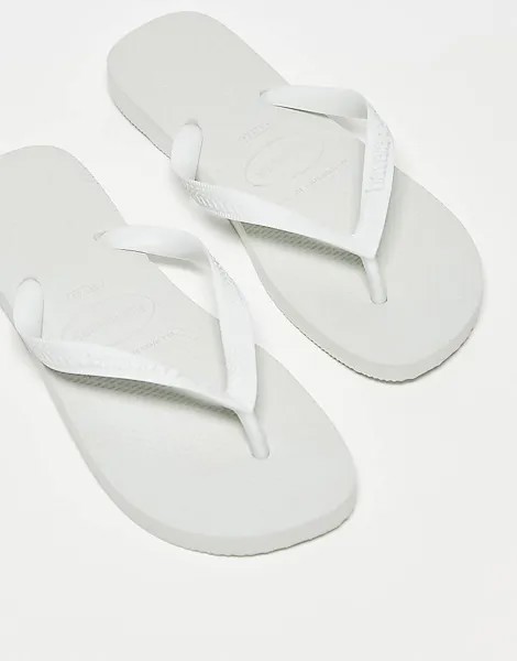Белые шлепанцы унисекс Classic Top Havaianas