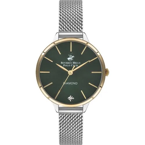 Наручные часы Beverly Hills Polo Club Наручные часы Beverly Hills Polo Club BP3305X.270, серебряный, зеленый