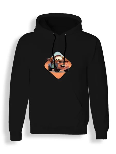 Худи унисекс СувенирShop Тачки/Cars/Молния Маккуин 5 черное 3XL