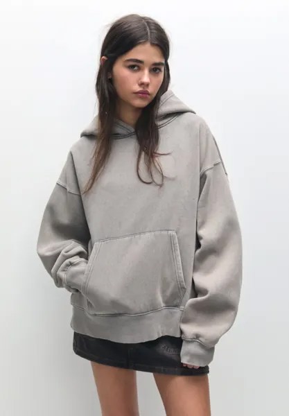 Толстовка FADED PULL&BEAR, цвет dark grey