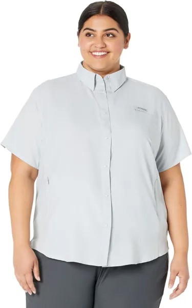 Рубашка Tamiami II S/S больших размеров Columbia, цвет Cirrus Grey 1