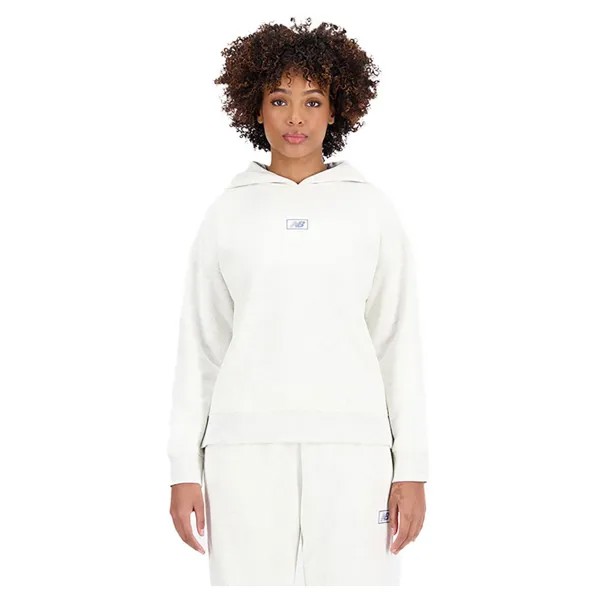 Худи New Balance Essentials Americana Brushed, белый