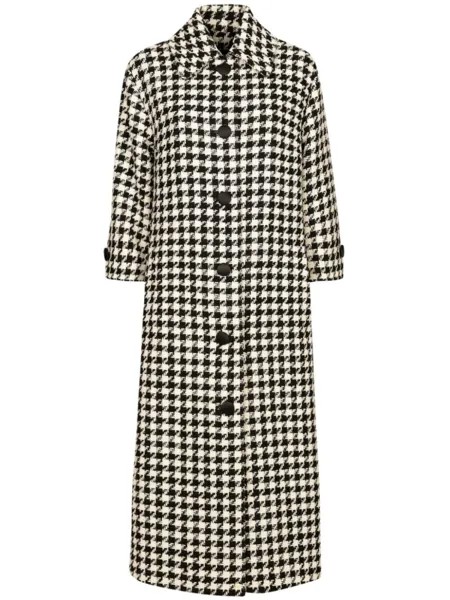 Dolce & Gabbana тренчкот в ломаную клетку, черный