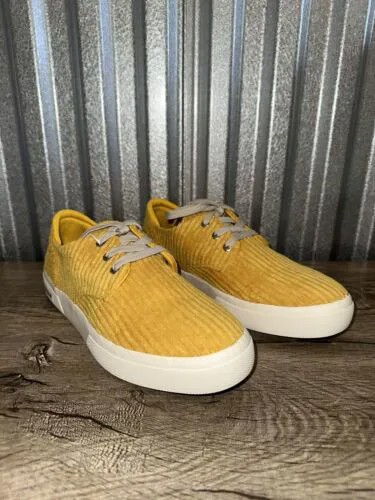 Мужские вельветовые туфли Sun + Stone на шнуровке Kiva, желтые, США 10