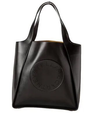 Stella Mccartney Черная женская сумка-тоут с логотипом Stella